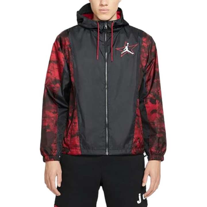 Jordan Jordan Apparel Jackets Men's Red Hooded Moderate Other