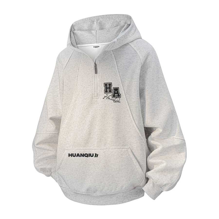 HUANQIU Sweatshirts Unisex Hooded Moderate Regular
