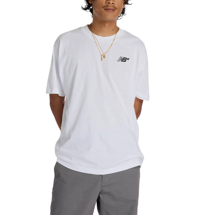 New Balance New Balance T Shirts Men's White Crew Neck