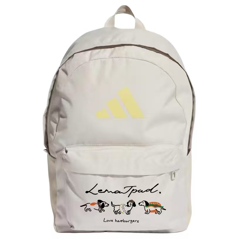 Adidas Adidas Fabric Backpack Unisex Pink Yellow