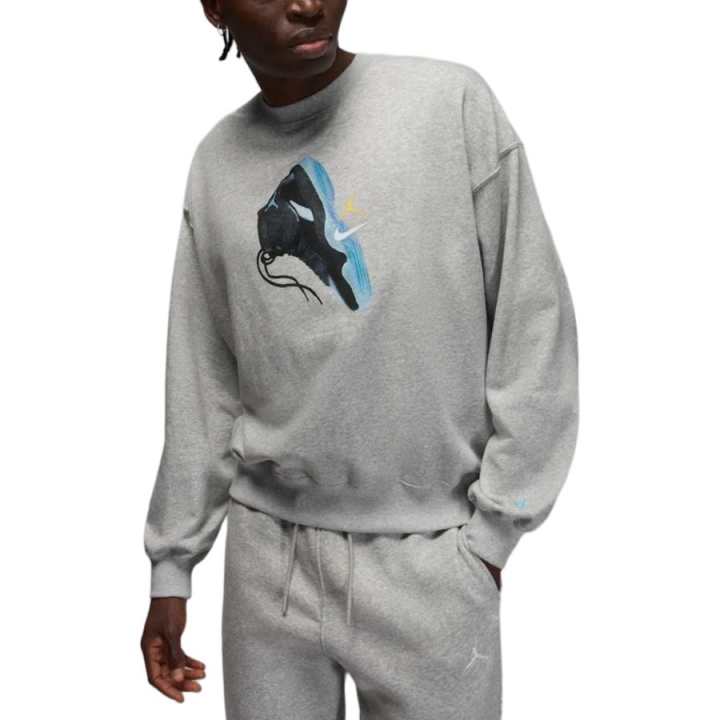 Jordan Jordan Sweatshirts Men's Gray Crew Neck Moderate
