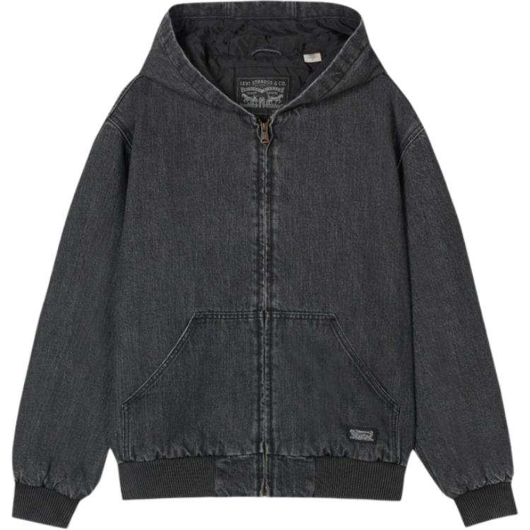 Levis Levis Jackets Men's Black Hooded Moderate Other