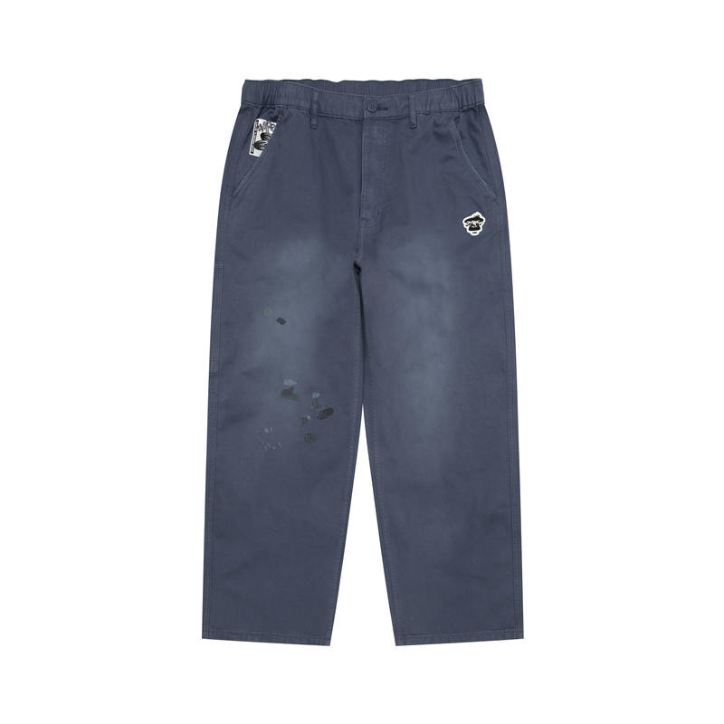 Aape Aape logo-patch trousers