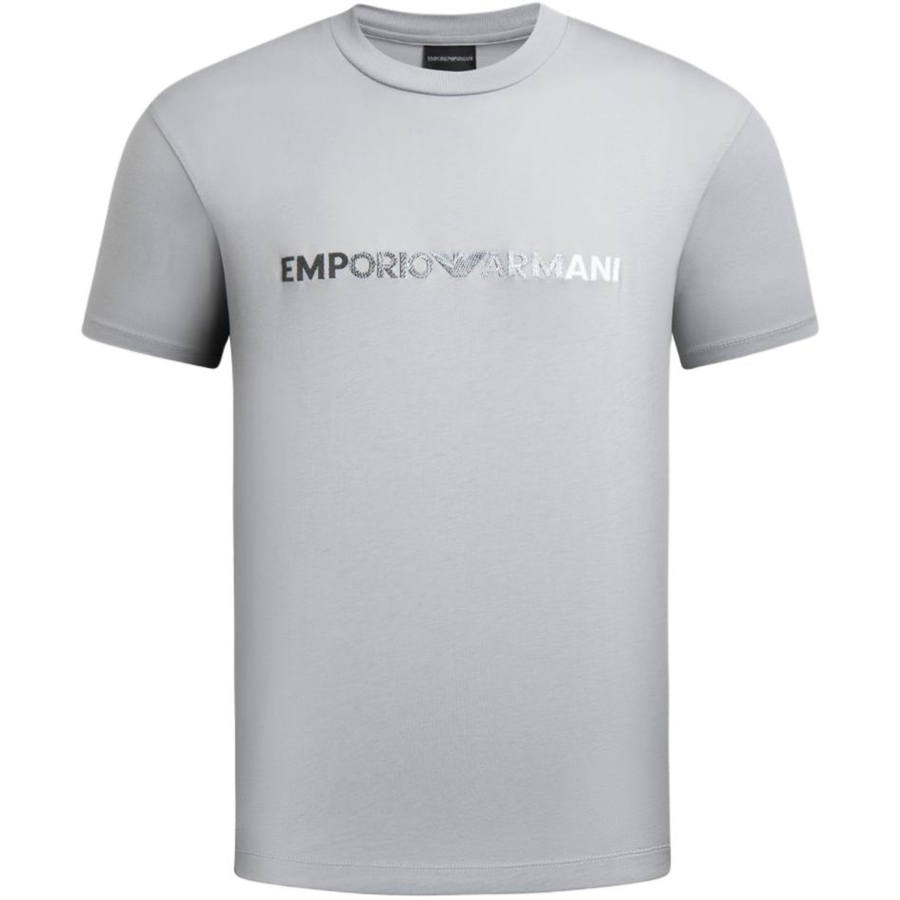 EMPORIO ARMANI SS24 T Shirt Men's Gray