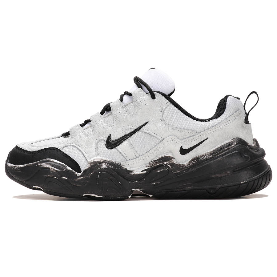 Nike Nike Tech Hera Abrasion Resistant Low top Casual Shoes Men's Black Gray