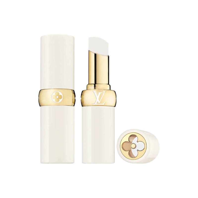 LOUIS VUITTON BAUME White Tube Lip Balm, Lipstick Nourishing Easy to Blend Hydrating