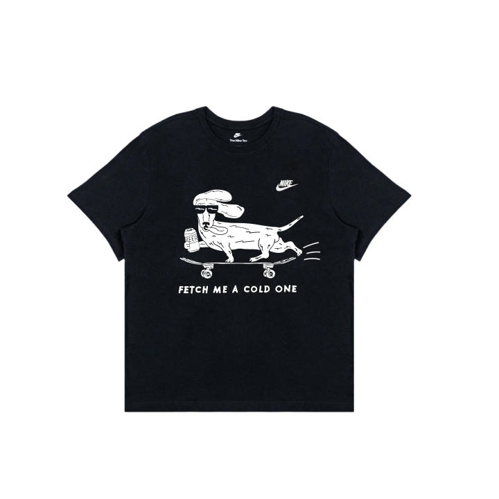 Nike Nike T Shirts Men's Black Crew Neck Moderate