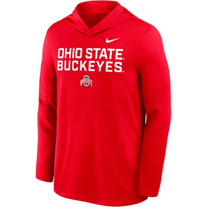 Nike Nike Ohio State Sideline Men's Nike Dri-FIT College Long-Sleeve Hooded Top