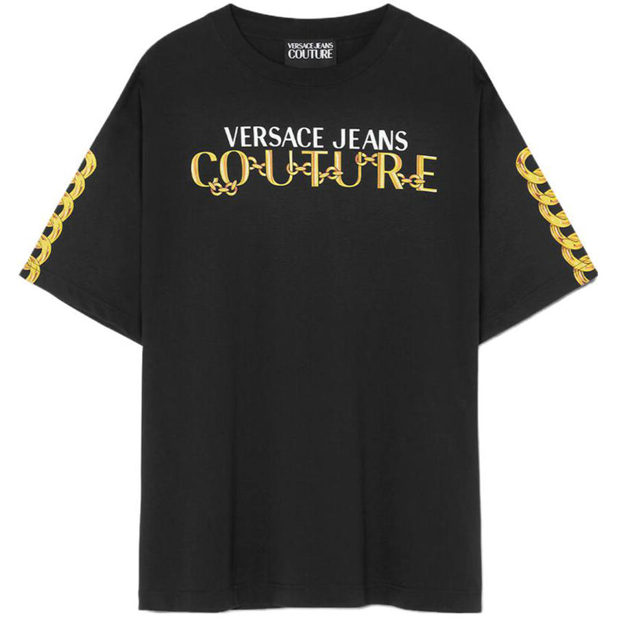 Versace Jeans Couture chain-link cotton T-shirt