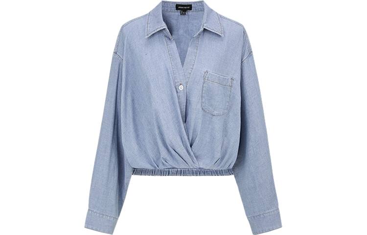 URBAN REVIVO Denim Shirt Women's