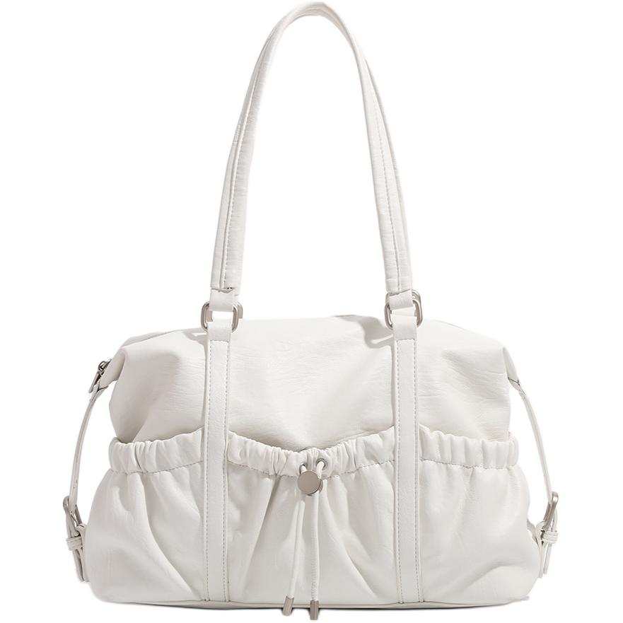 PAYOT PAYOT Synthetic Leather Shoulder Bag Regular Women's White