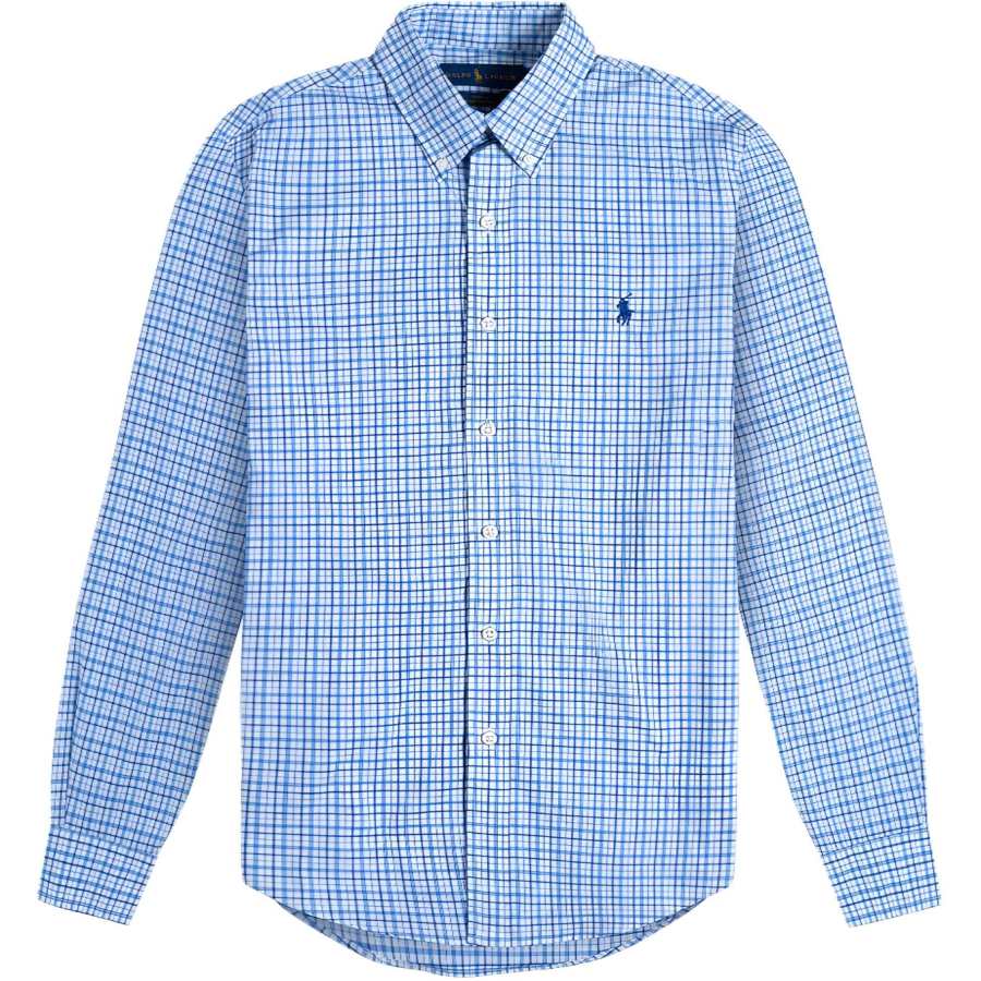 Polo Ralph Lauren pre-owned gingham linen shirt