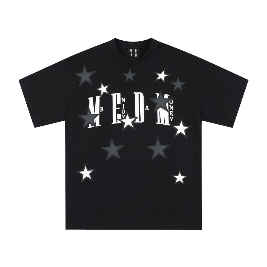 MEDM T Shirts Unisex Crew Neck Moderate Straight Fit