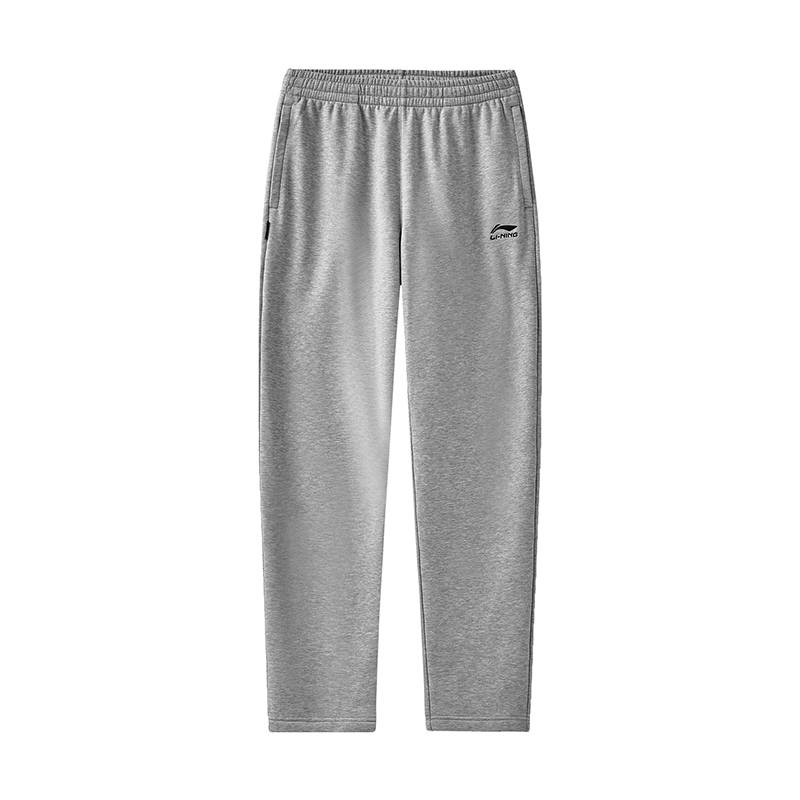 Li-Ning Li Ning Minimalist Fashion Versatile Commute Fleece Lined Straight Fit Elastic Cuff Casual Mid Rise Comfortable