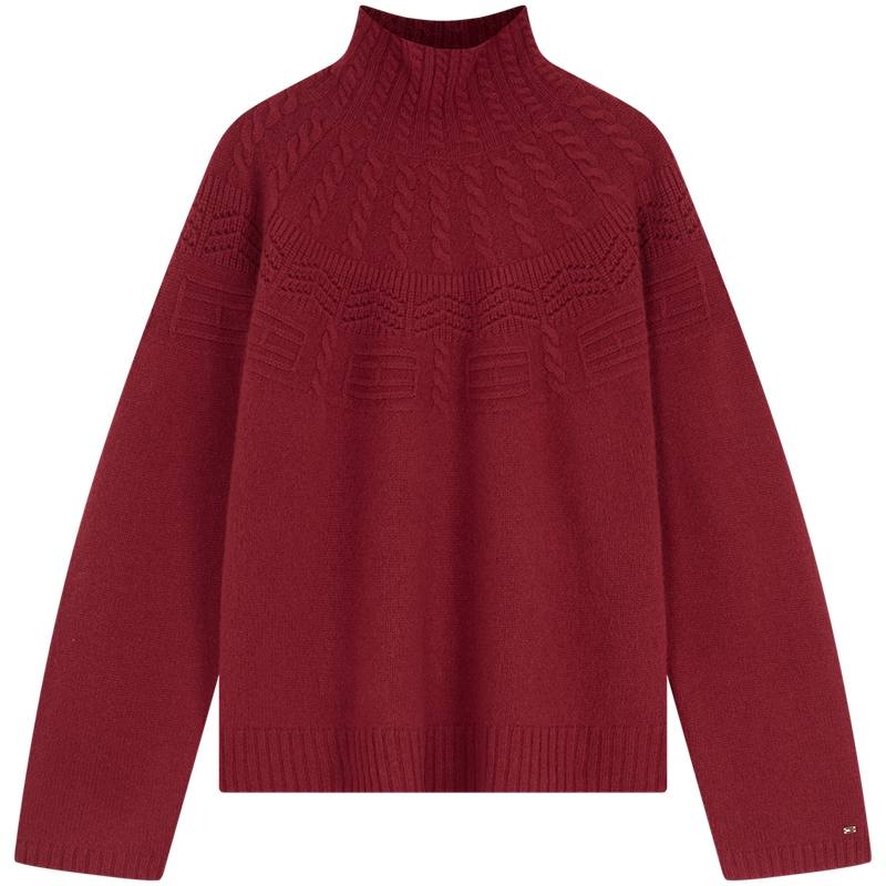 Tommy Hilfiger Sweaters Women's Red XIT Half Turtleneck Moderate Other