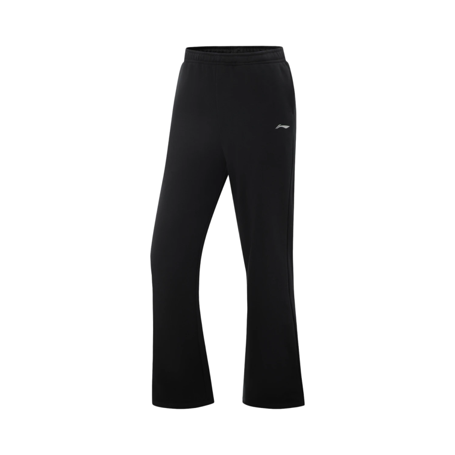 Li-Ning Li Ning Fitness Series Casual Minimalist Style Solid Color Straight Fit Fleece Lined Comfortable Versatile Thermal