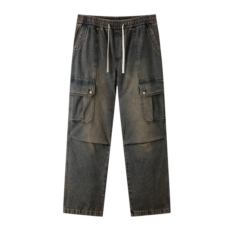 Semir Jeans Men's Denim Dark Yellow Mud 80332 Moderate Straight Fit Pants