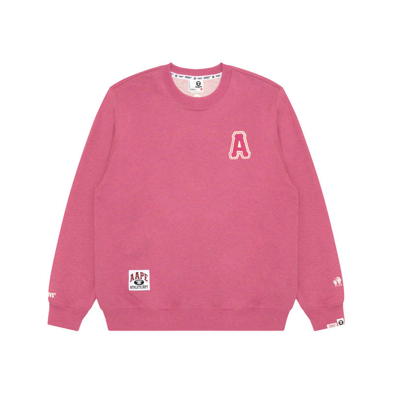 Aape Aape embroidered-logo crew-neck sweatshirt