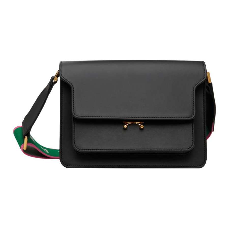 MARNI MARNI Leather Shoulder Bag Women's Black