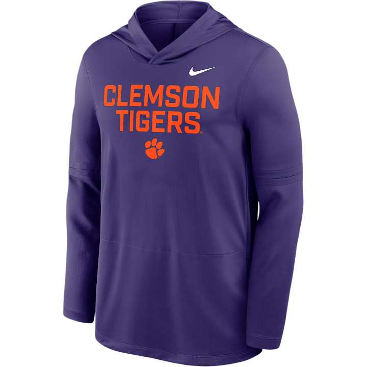 Nike Nike Clemson Sideline Men's Nike Dri-FIT College Long-Sleeve Hooded Top