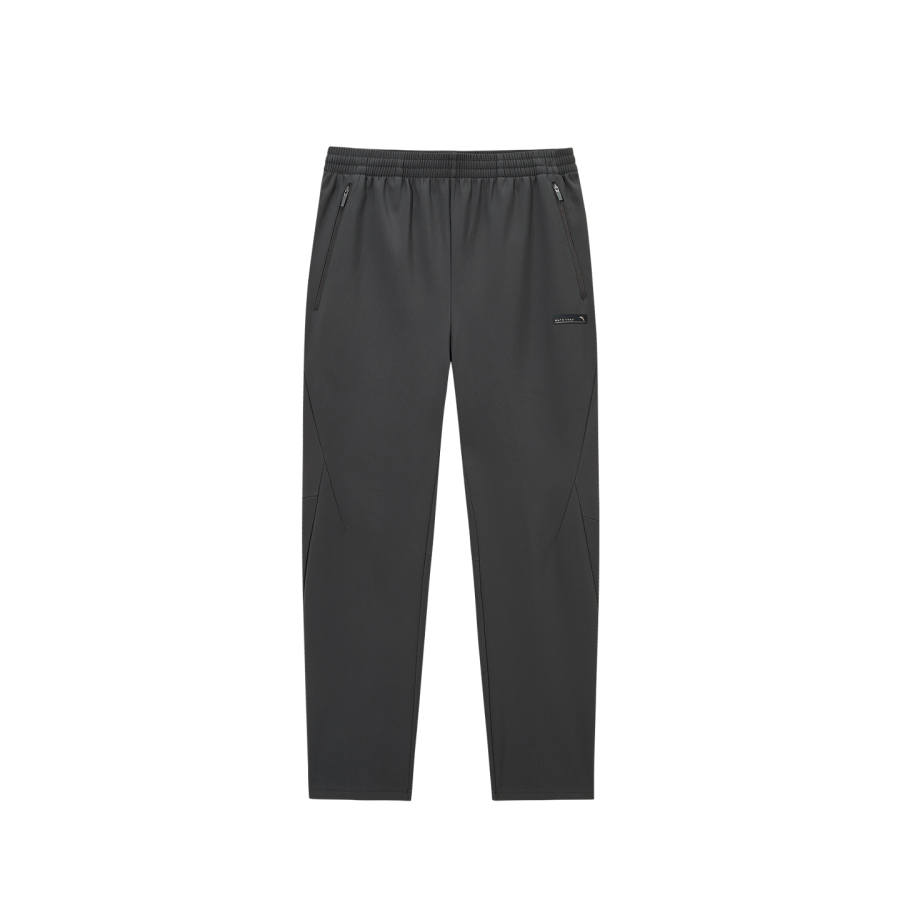 ANTA Casual Pants Men's Mystic Brown Gray 4 Moderate Straight Fit Pants