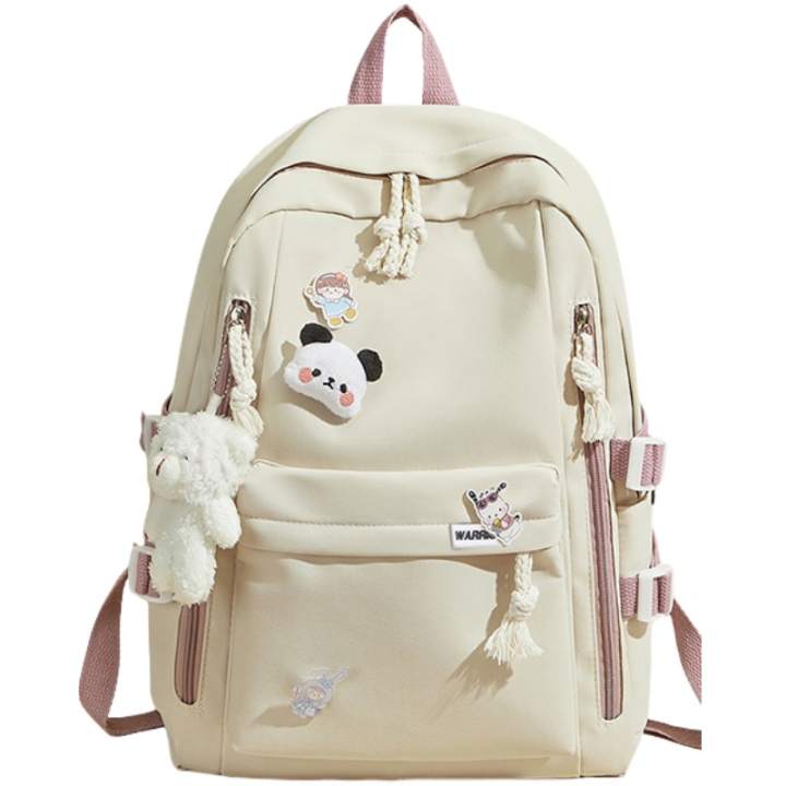 WARRIOR Warrior Nylon Fabric Backpack Large Women's White Bright/Steel Blue/Matcha/Lotus Color/Black
