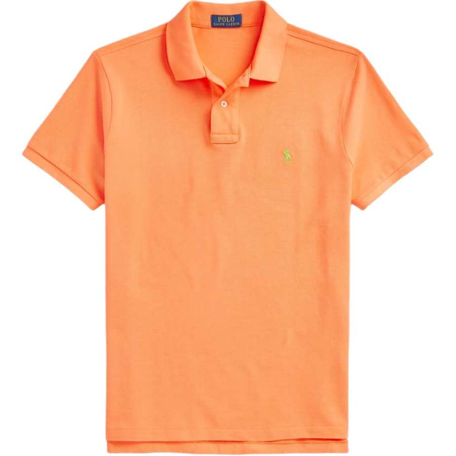 Polo Ralph Lauren SS25 Polo Shirt Custom Slim Fit Men's Orange