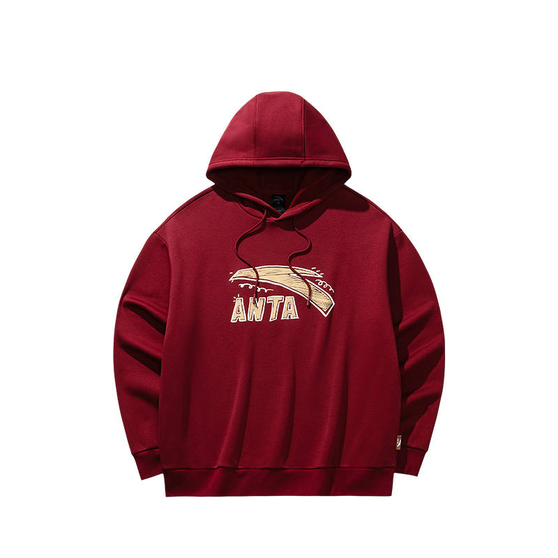 ANTA Anta Fall Sweatshirt Unisex Litchi Red