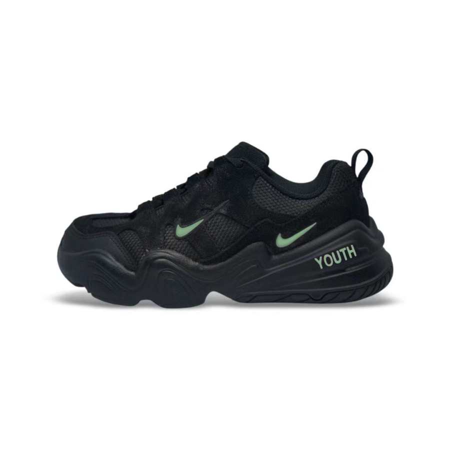 Nike Nike Tech Hera Abrasion Resistant Low top Casual Shoes Unisex Black Green