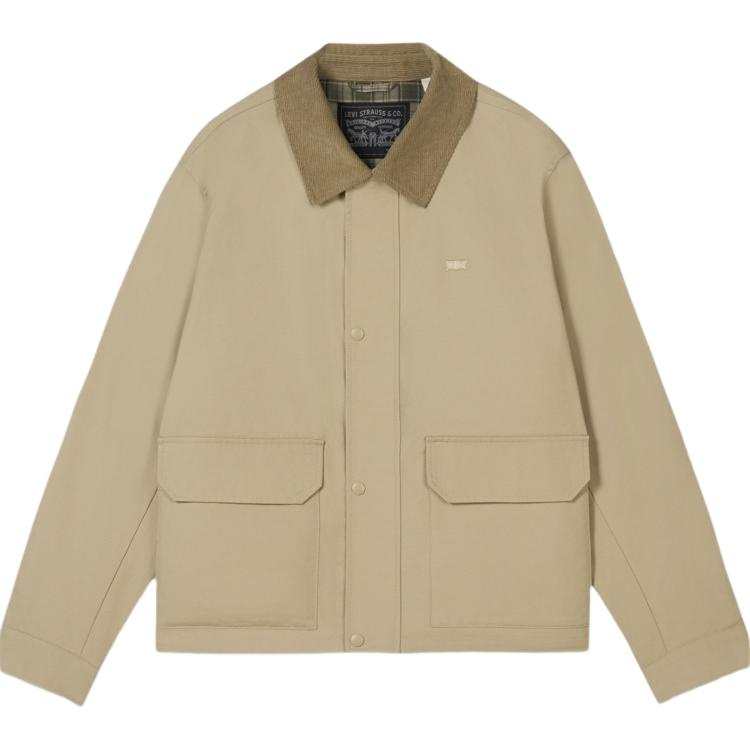 Levis Levis Jackets Men's Khaki Lapel Moderate Workwear