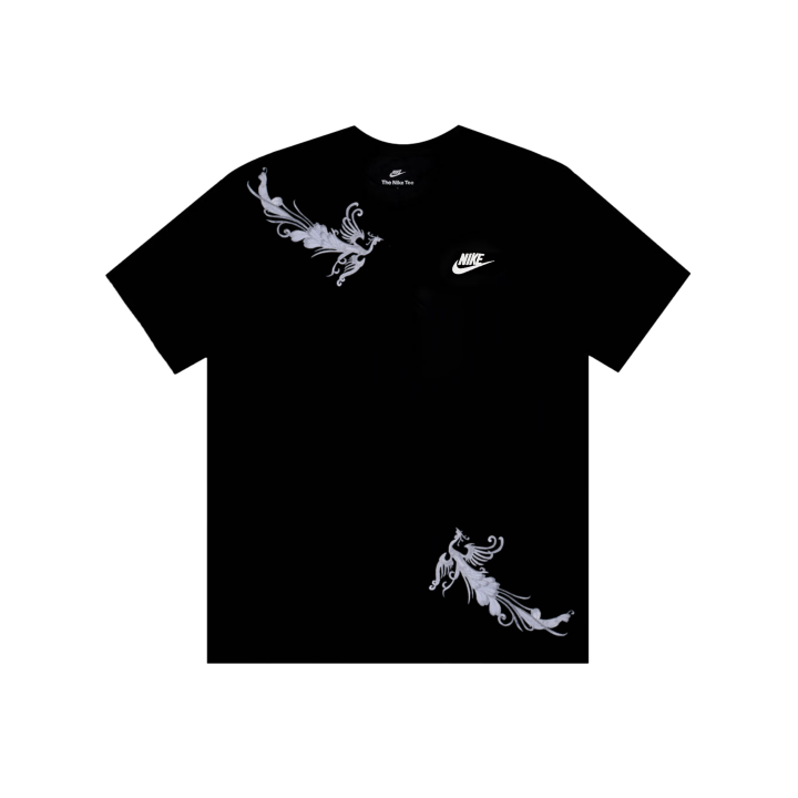 Nike Nike T Shirts Men's Black Crew Neck Moderate