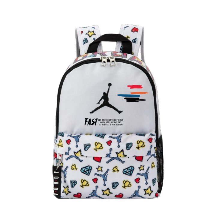 Jordan Jordan Polyester Backpack Unisex White
