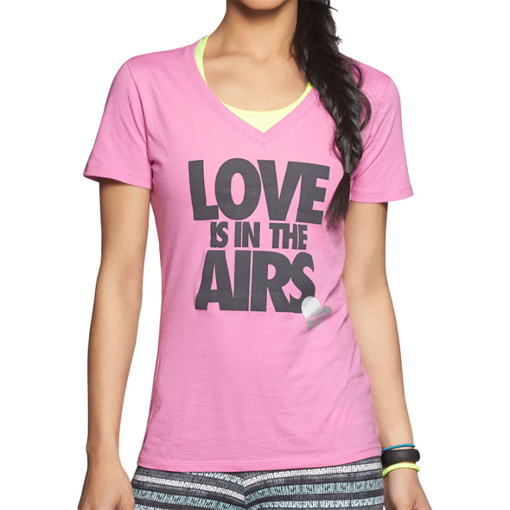 Nike Nike T Shirts Women's Pink Crew Neck Moderate