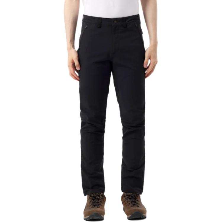 Fjallraven Casual Pants Men's Black Moderate Tapered Pants