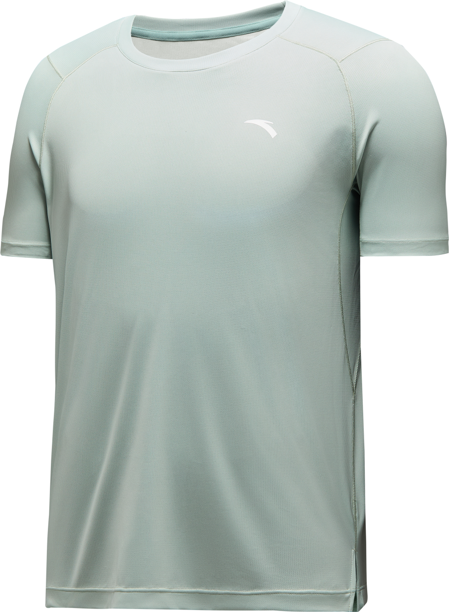 ANTA T Shirts Unisex Light Green Crew Neck Moderate Straight Fit