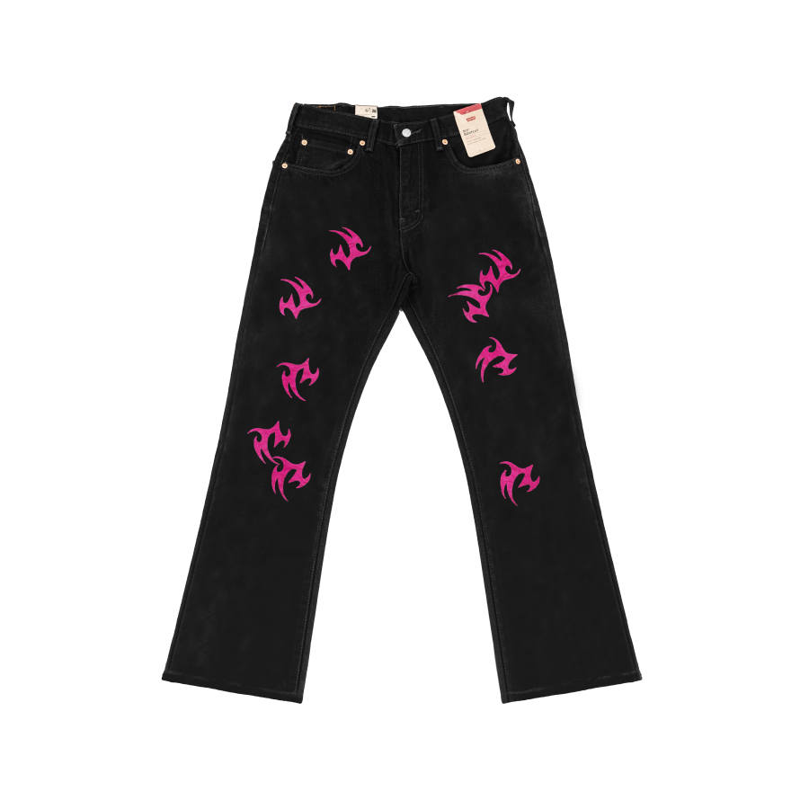 Levis Jeans Unisex Black Moderate Straight Fit Pants