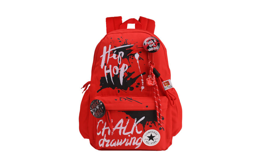 Converse Converse Polyester Hip Hop Guitar Backpack Medium Unisex Red