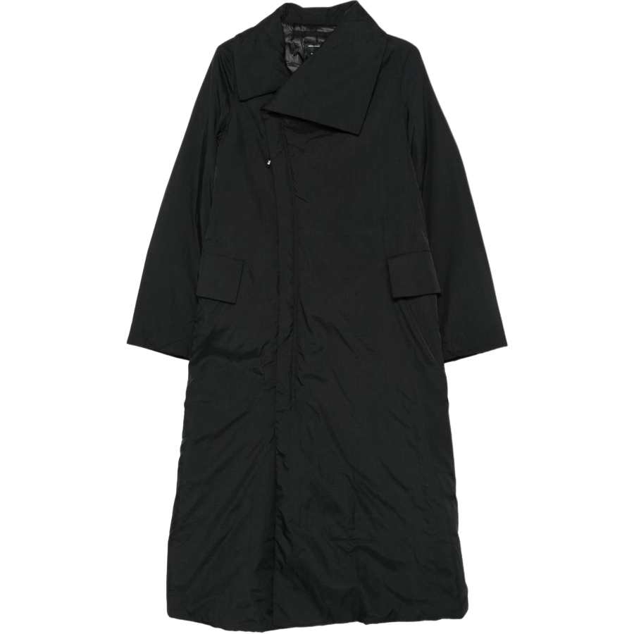 Y-3 Y-3 asymmetric-collar raincoat