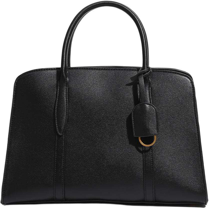 PAYOT High Quality Synthetic Leather Shoulder Bag, Crossbody Bag, Handbag Regular Women's Colorful Black/Suede Brown