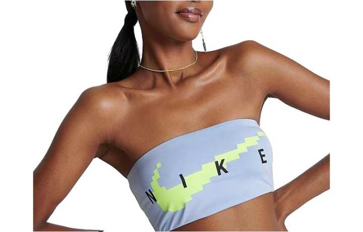 Nike Nike Strapless Tops Women's Light Blue Thin