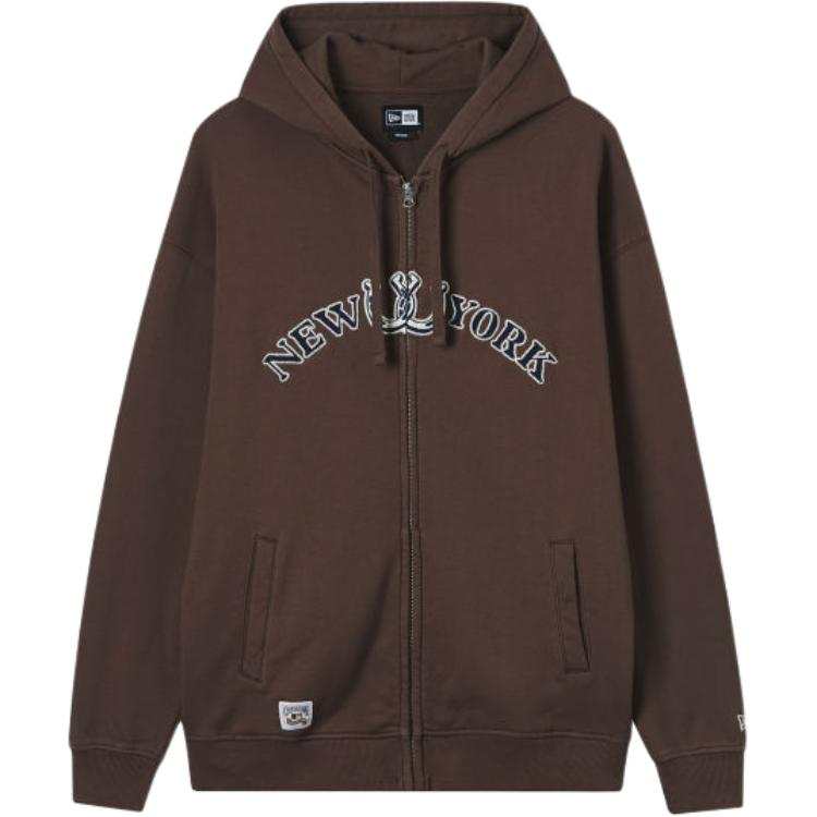 New Era Sweatshirts Unisex Brown Hooded Moderate
