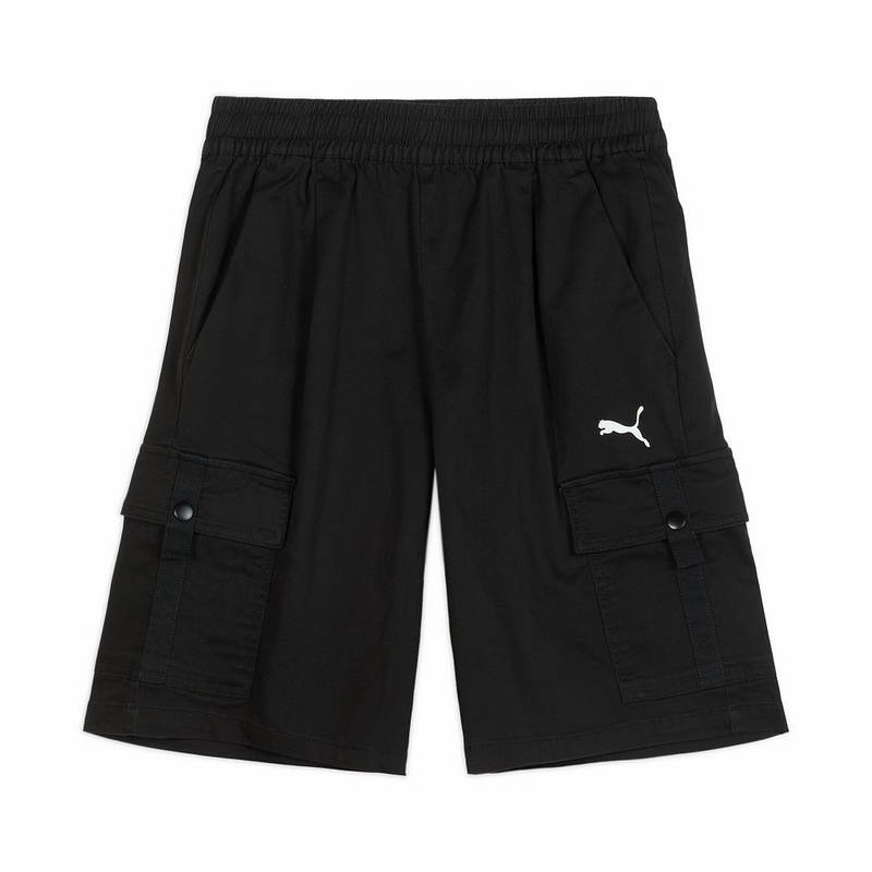 PUMA PUMA Woven Cargo Shorts Men's Black Moderate