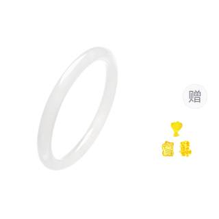 ZHOUBAIFU Natural Pink Crystal Bangles Unisex