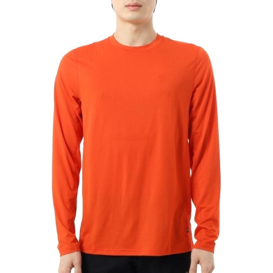 Fjallraven T Shirts Men's Orange Crew Neck