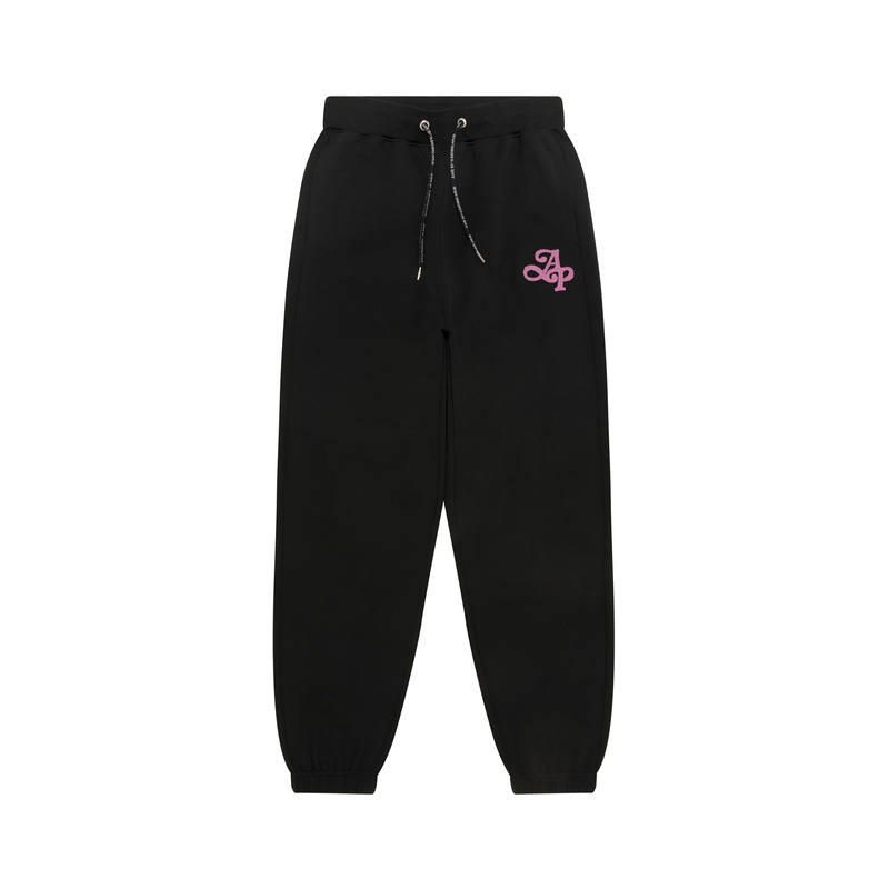 Aape Aape embroidered-logo drawstring trousers