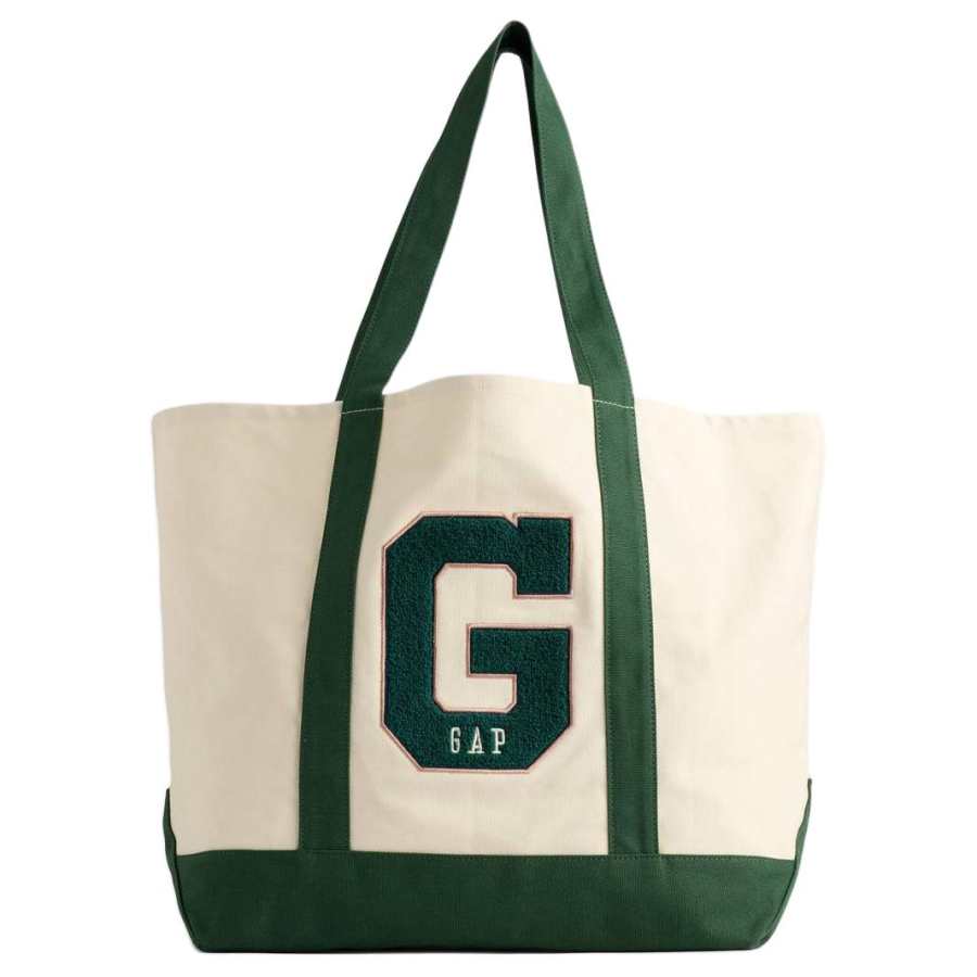 GAP Cotton Tote Bag, Shopping Bag, Shoulder Bag Women's Beige