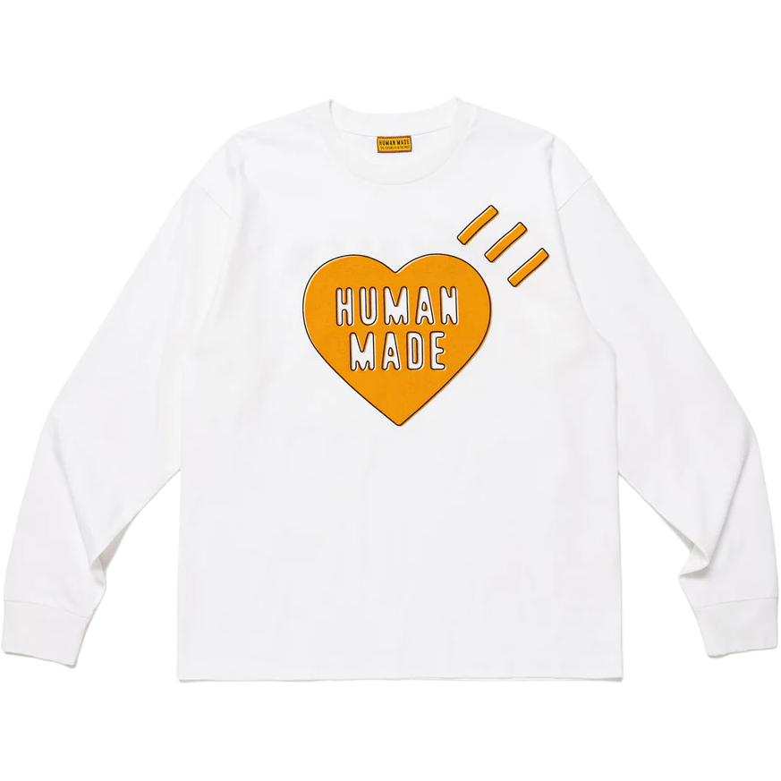 Human Made heart-logo long-sleeves T-shirt
