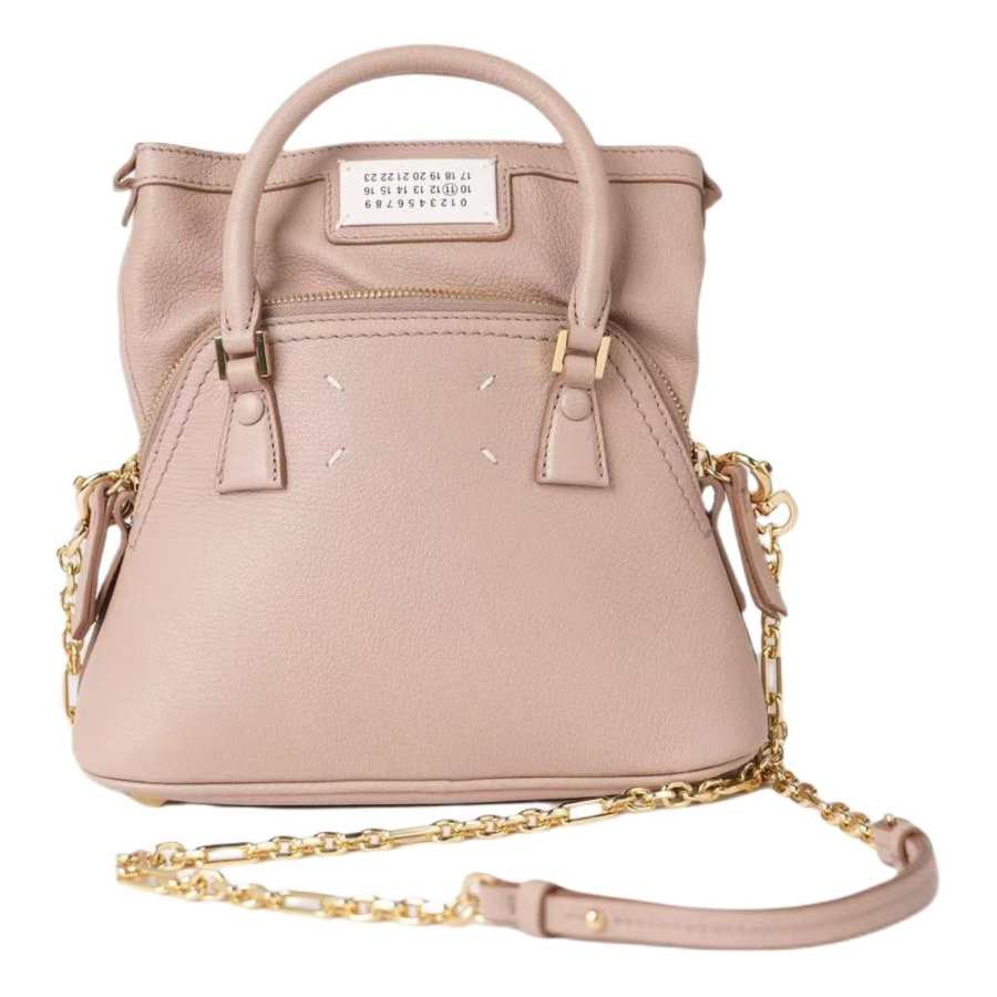 Maison Margiela 5AC Goatskin One Shoulder Handbag Women's Pink
