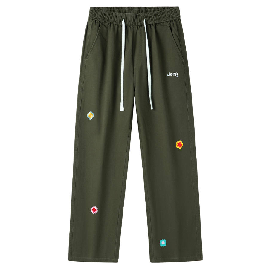 Jeep Casual Pants Unisex Moderate Straight Fit Pants