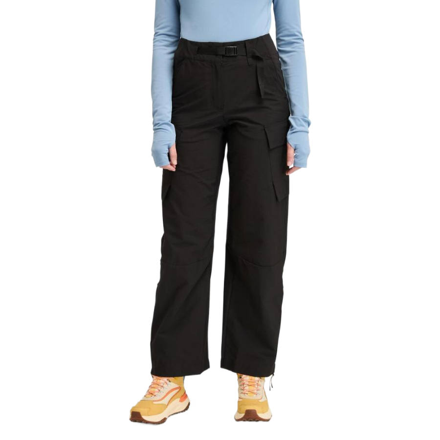 Timberland Cargo Pants Women's Black Moderate Straight Fit Pants